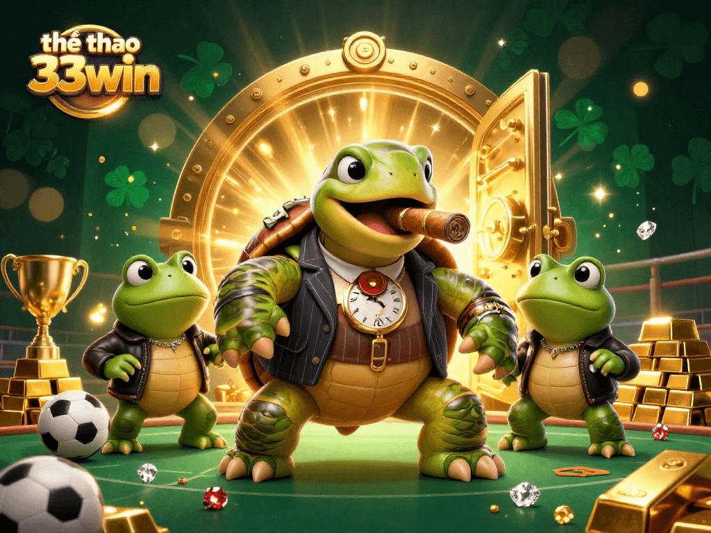 Experience thể thao 33win dynamic betting strategies with a vibrant, detailed casino illustration.