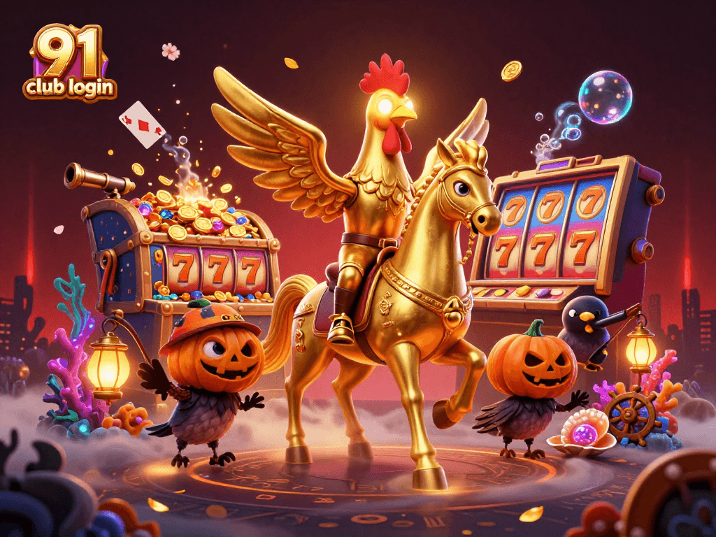 Experience the excitement of gaming with 91 club login and enjoy thrilling slot reels and vibrant colors.