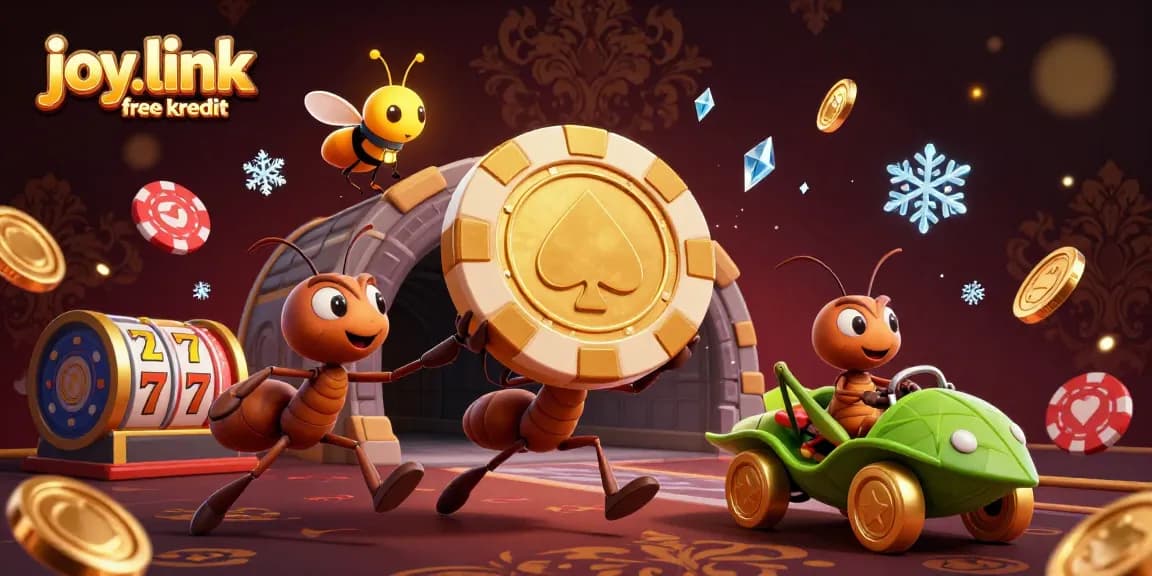 Join the ants in their daring heist while playing joy.link free kredit for golden poker chips!
