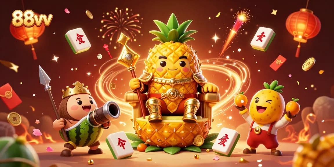 Experience vibrant gameplay in the 88vv casino, with colorful characters and festive elements.
